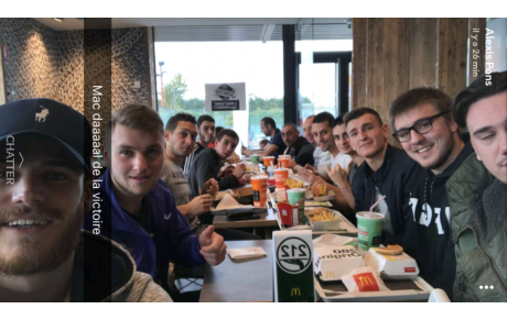 Les violets, une équipe de guerriers !