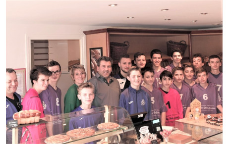 Effervescence à la boulangerie &quot;Les 3 petits Bannetons&quot;, partenaire du Club