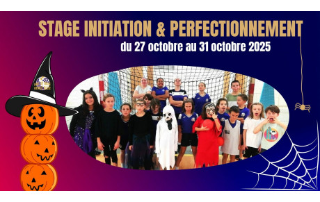 Stage initiation &amp; perfectionnement - vacances de Toussaint 2025